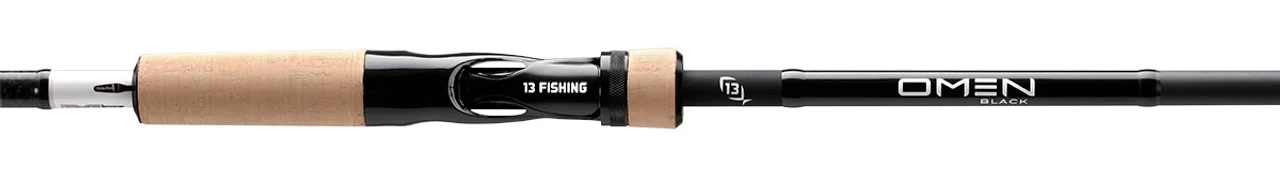 13 Fishing Omen Black 3 Casting Rods 2 13 Fishing Omen Black 3 Casting Rods - Image 2