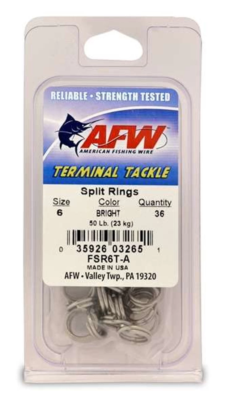 American Fishing Wire SS Split Rings 5 American Fishing Wire SS Split Rings - Image 5