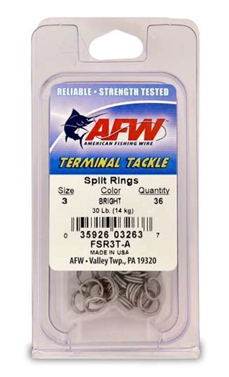 American Fishing Wire SS Split Rings 3 American Fishing Wire SS Split Rings - Image 3