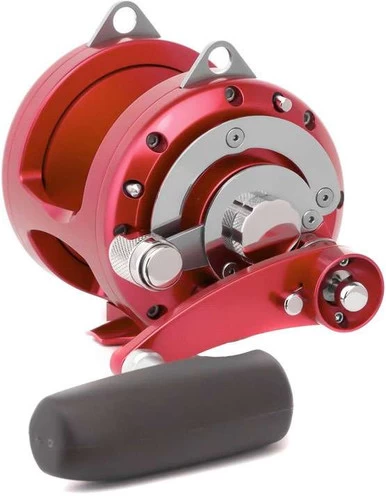 Avet EX 30/2 RH-RD Two-Speed Lever Drag Big Game Reel - Red 1 Avet EX 30/2 RH-RD Two-Speed Lever Drag Big Game Reel - Red