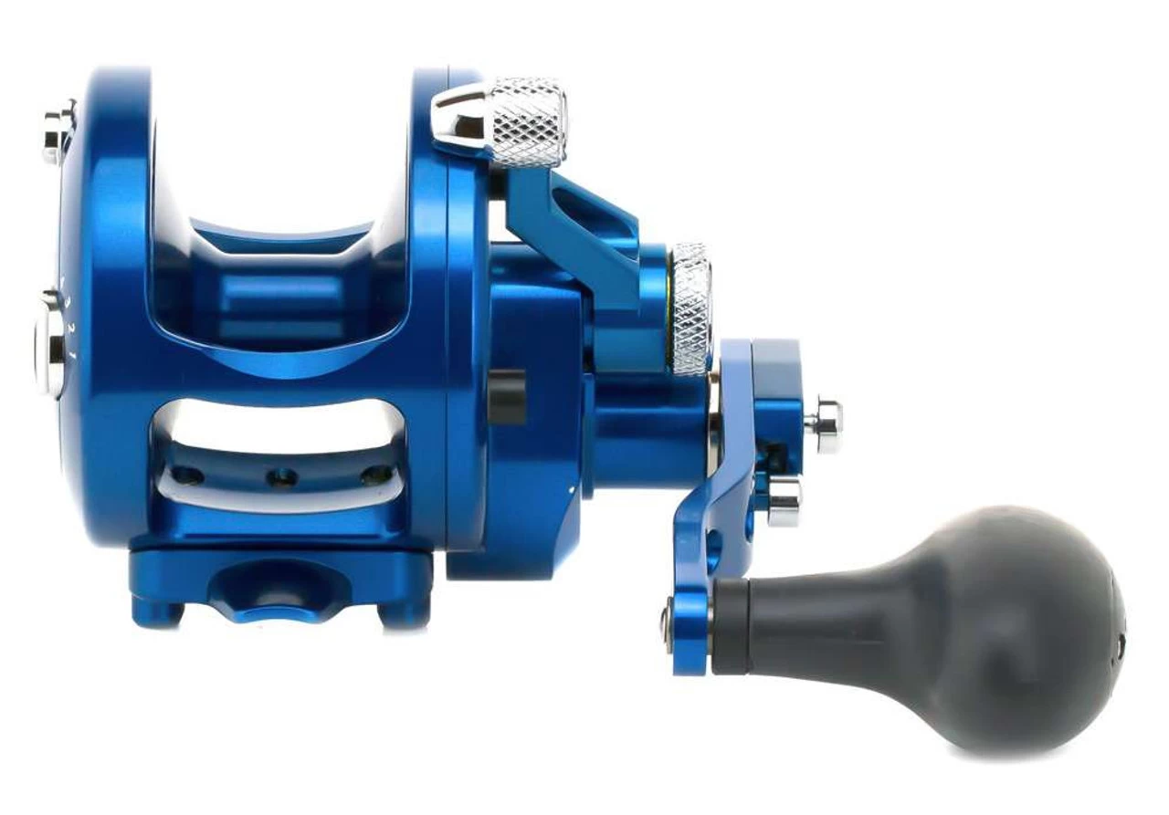 Avet MXJ 6/4 MC 2-Speed Lever Drag Casting Reel - Blue 2 Avet MXJ 6/4 MC 2-Speed Lever Drag Casting Reel - Blue - Image 2
