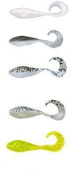 Bass Assassin 2" Curly Shad Lures