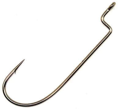 Gamakatsu 07111-25 Worm Hook Offset Shank - Size 1/0 1 Gamakatsu 07111-25 Worm Hook Offset Shank - Size 1/0