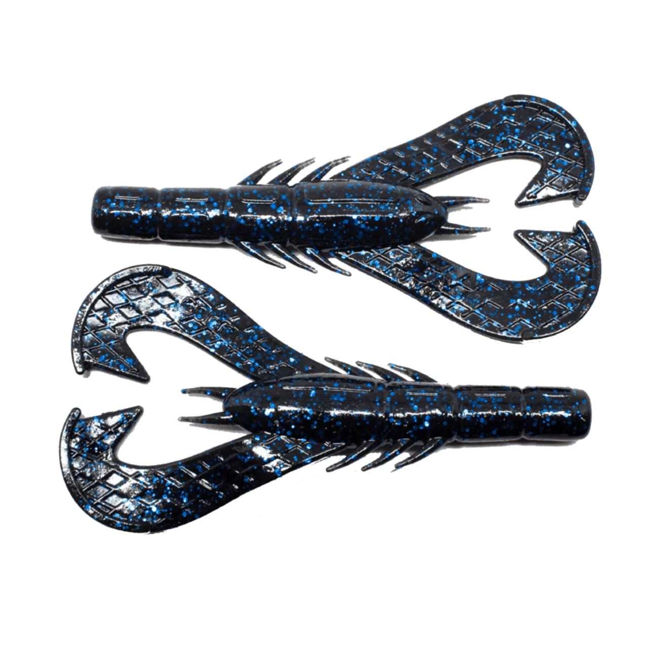 Googan Baits Krackin Craw - Black Blue Flake 1 Googan Baits Krackin Craw - Black Blue Flake