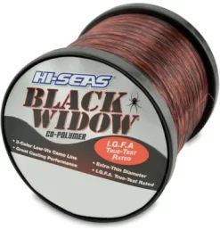 Hi-Seas Black Widow I.G.F.A. Micro-Thin Camo Line 1 Lb. Spool