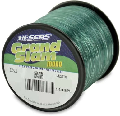 Hi-Seas Grand Slam Mono 1/4 Lb. Spool Green 1 Hi-Seas Grand Slam Mono 1/4 Lb. Spool Green