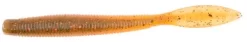 Missile Baits Quiver Worm - 4.5in - Orange Green Pumpkin Core