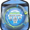 Momoi Swordfish Wind On Leader - 300 Lb. - Smoke Blue - 150 Ft.