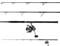 Ocean Tackle International OTI-TS286080 Popping Rod/Daiwa Certate SWG18000-H SW Spinning Reel Combo