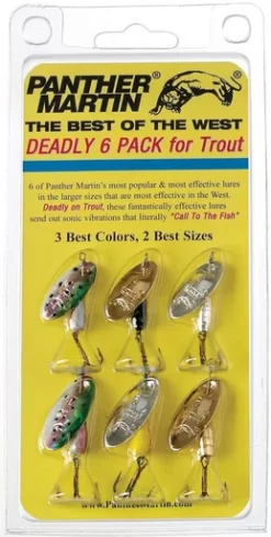 Panther Martin Best Of The West 6-Pack Spinner Kit