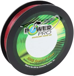 Power Pro PowerPro Braided Spectra Fiber Line - Vermilion Red - 300yds. 150lb.