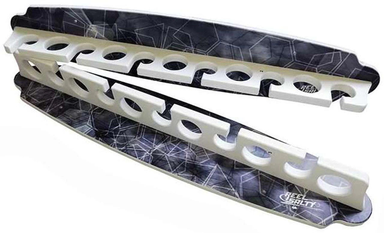 Reel Salty Waterproof 11 Fishing Rod Wall/Ceiling Storage Rack - Gray 3 Reel Salty Waterproof 11 Fishing Rod Wall/Ceiling Storage Rack - Gray - Image 3