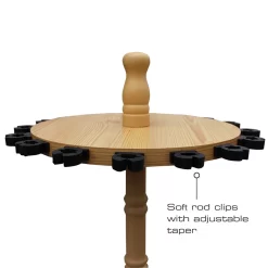 Rush Creek 16 Rod Round Rack 6 Rush Creek 16 Rod Round Rack -Fishing Equipment Store rush creek 38 0010 round wooden 16 rod rack 06579.1650842421