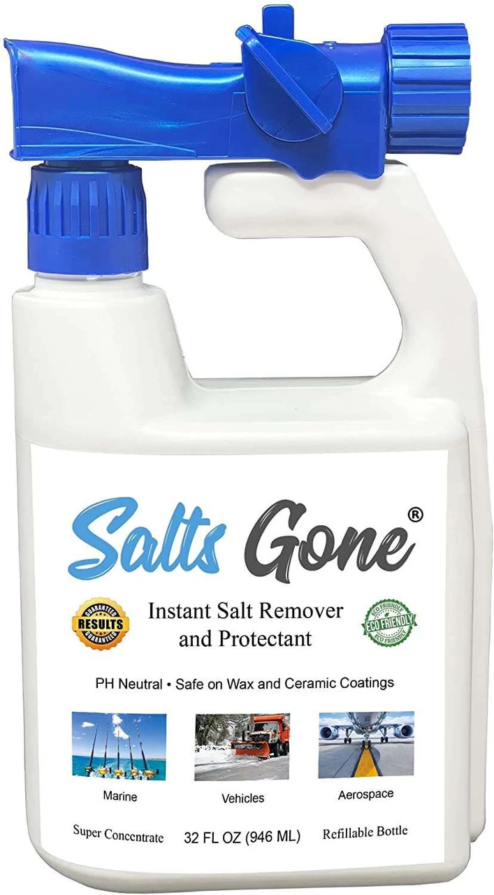 Salts Gone 32 Oz. Refillable Spray Bottle Concentrate 1 Salts Gone 32 Oz. Refillable Spray Bottle Concentrate