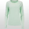 Simms Womens' Solarflex Crewneck Underwood Logo