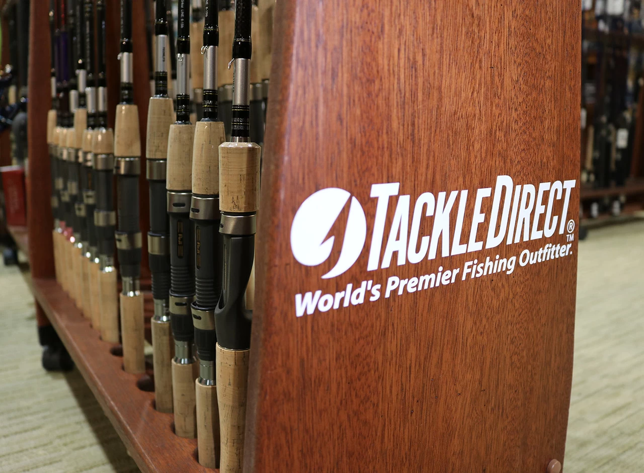 TackleDirect Die Cut Vinyl Logo Decal - 10" - White 3 TackleDirect Die Cut Vinyl Logo Decal - 10" - White - Image 3