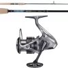 TackleDirect NAS4000XGFC/TDSS702MH Silver Hook Spinning Combo