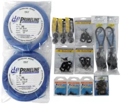 TackleDirect Triple Halyard Outrigger Rigging Kit For Heavy Lures