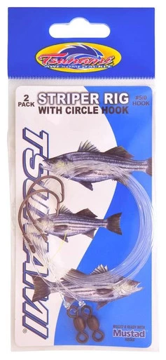 Tsunami Circle Hook Striper Rigs